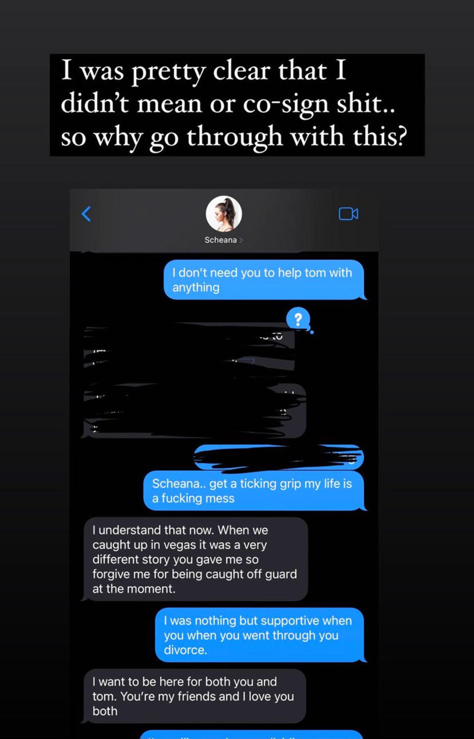 Katie and Scheana’s Text Messages (2)