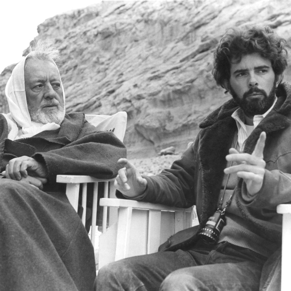 George Lucas talks to ET about his early filmmaking career and wanting to make 'Star Wars' the ultimate cinematic experience.