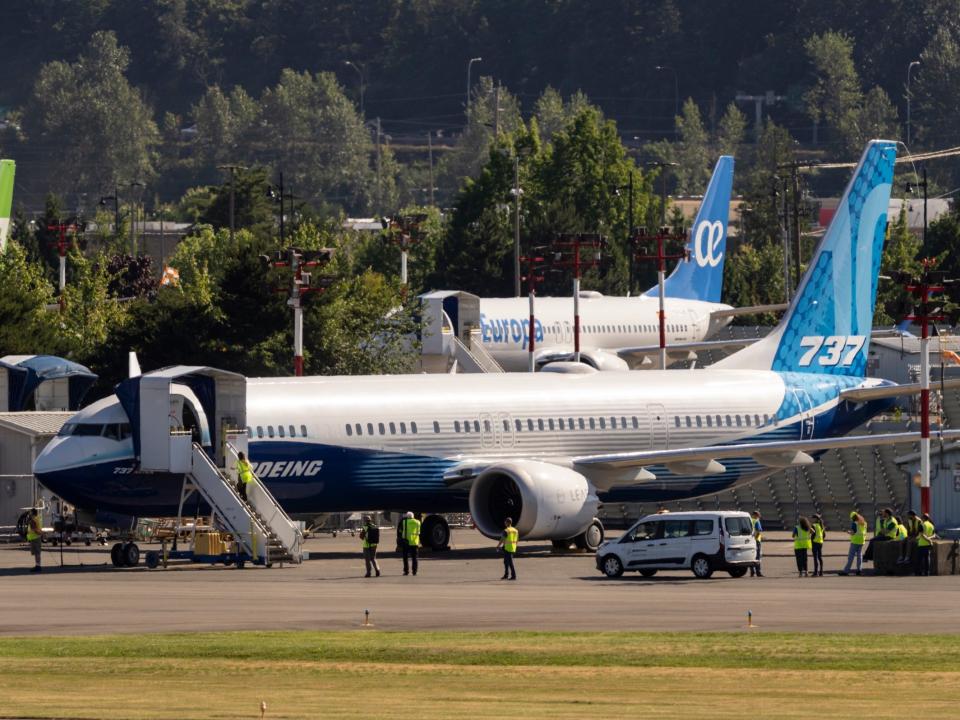 Boeing's 737 Max 10 at Renton Municipal Airport for its first flight - Boeing 737 Max 10 First Flight