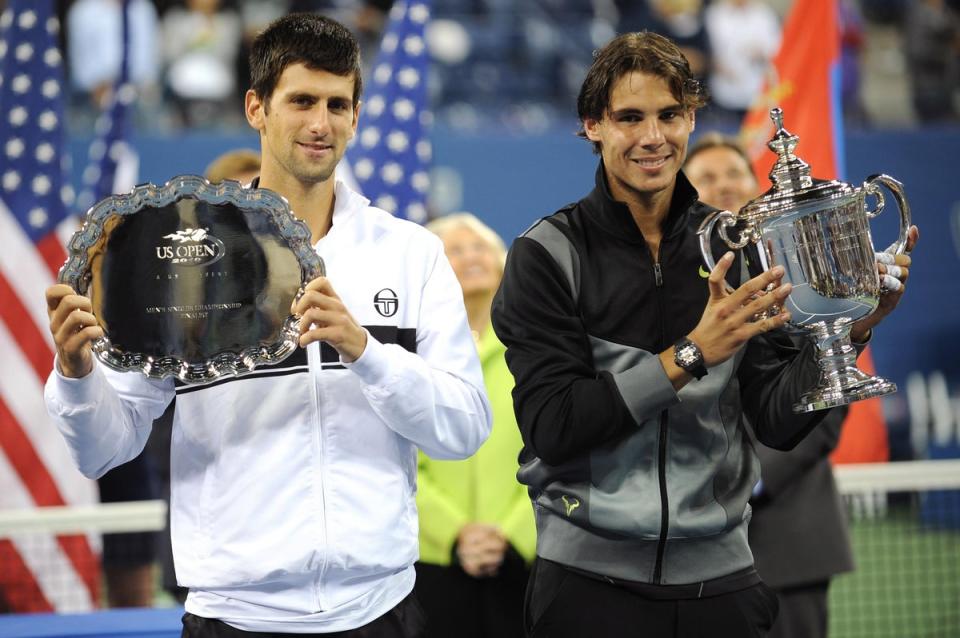 Nadal completed the clean sweep of Grand Slam titles with victory over Novak Djokovic in the US Open (Mehdi Taamallah/PA) (PA Archive)