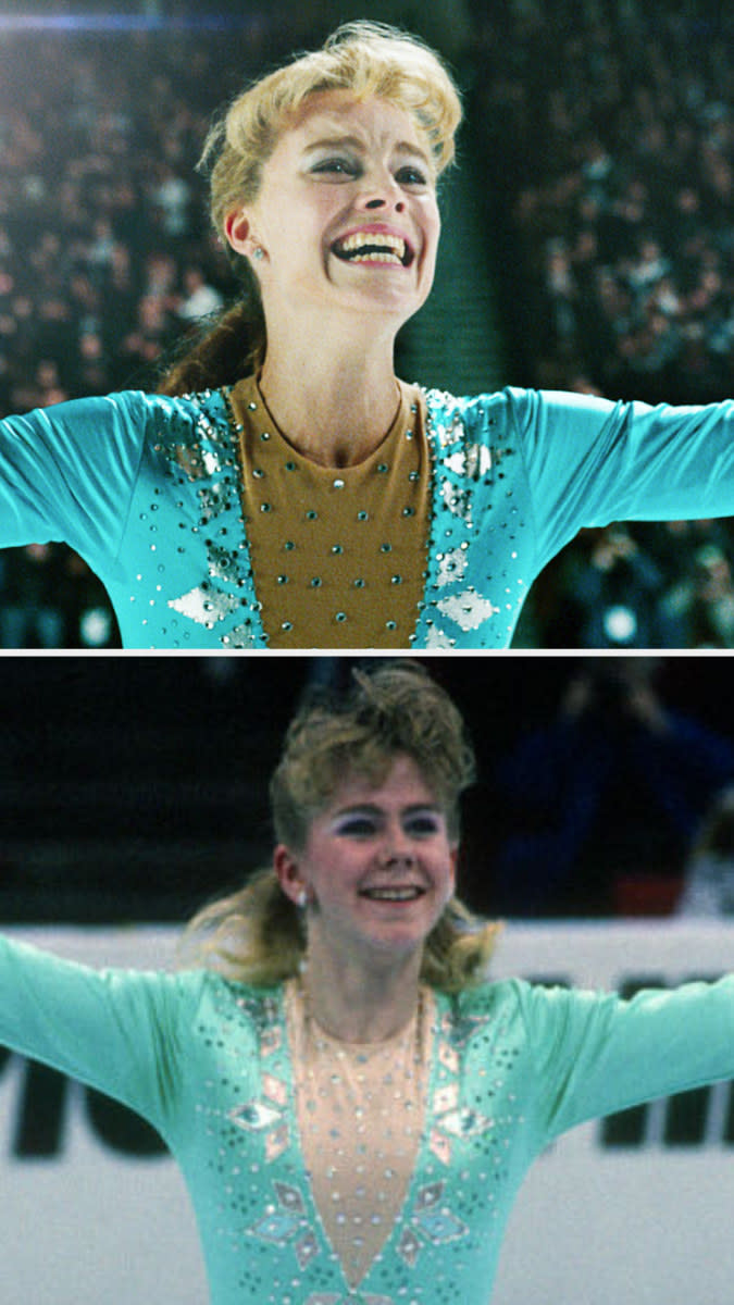 the actor and the skater in the same skating outfit