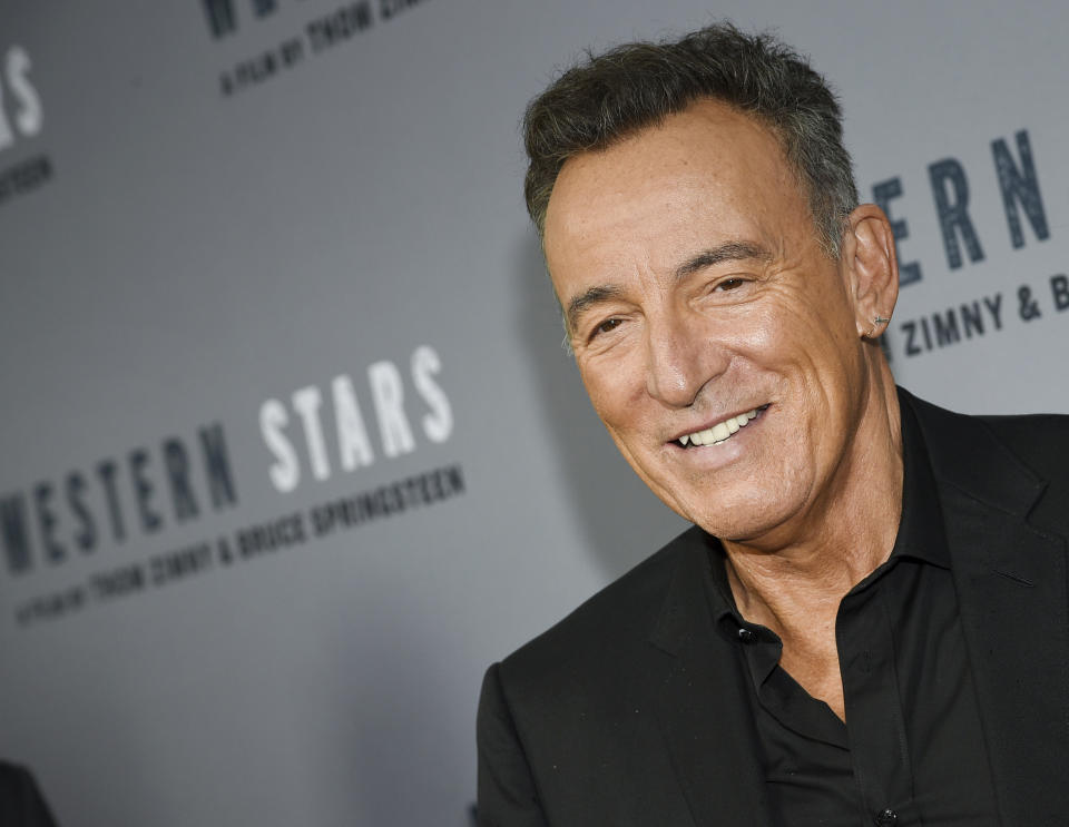Singer-songwriter and co-director Bruce Springsteen attends the special screening of "Western Stars" at Metrograph on Wednesday, Oct. 16, 2019, in New York. (Photo by Evan Agostini/Invision/AP)