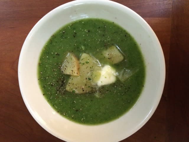 Potato and Parsley Soup with Parsley Root