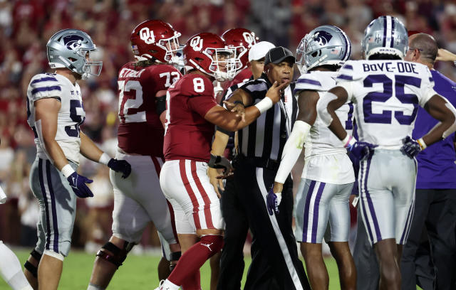 No. 6 Oklahoma upset by Kansas State 41-34