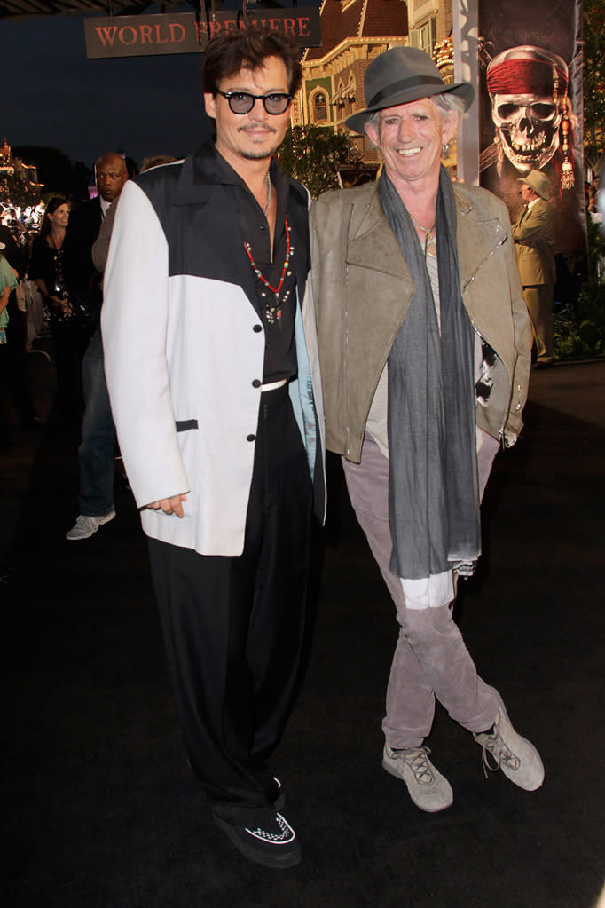 Pirates of the Caribbean On Stranger Tides LA Premiere 2011 Johnny Depp