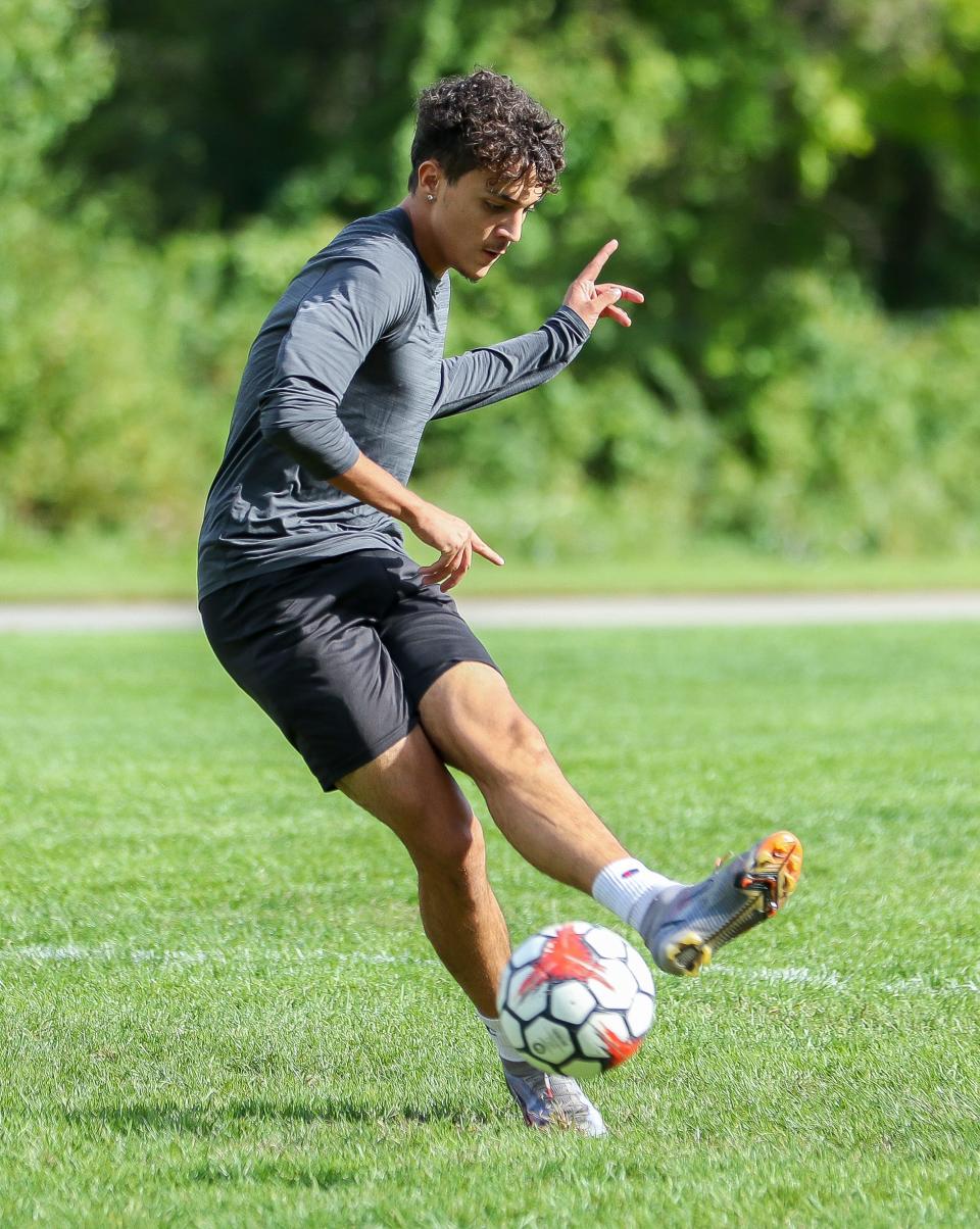 Rockland's João Faria fires a shot during a practice on Monday, September 26, 2022.