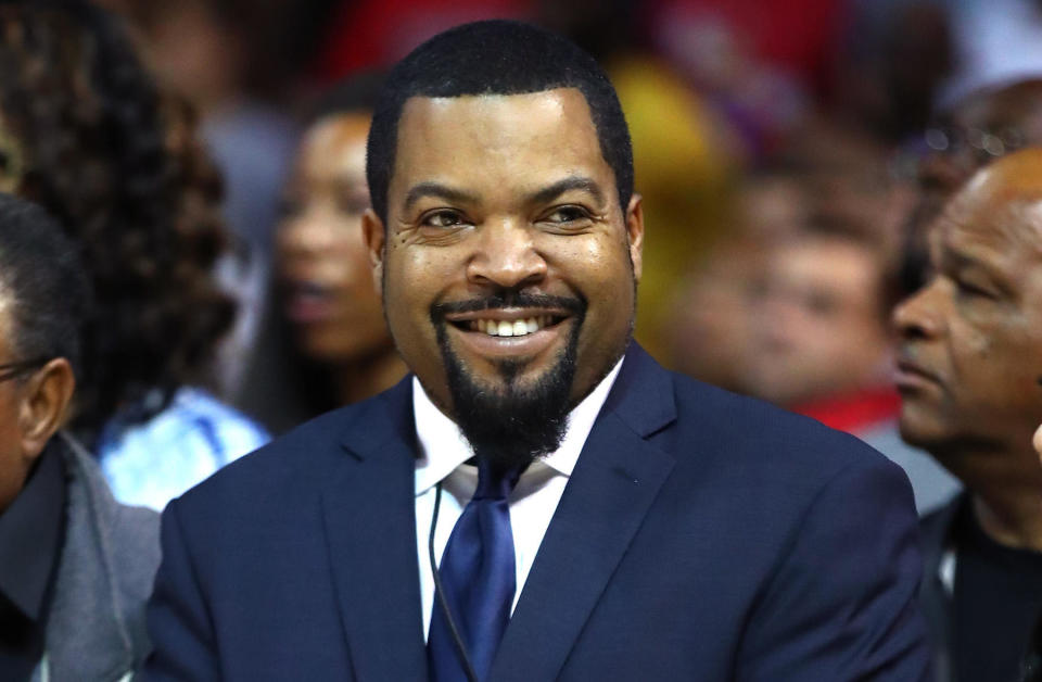 This 2017 photo shows Ice Cube at Barclays Center in Brooklyn. / Credit: Al Bello / Getty