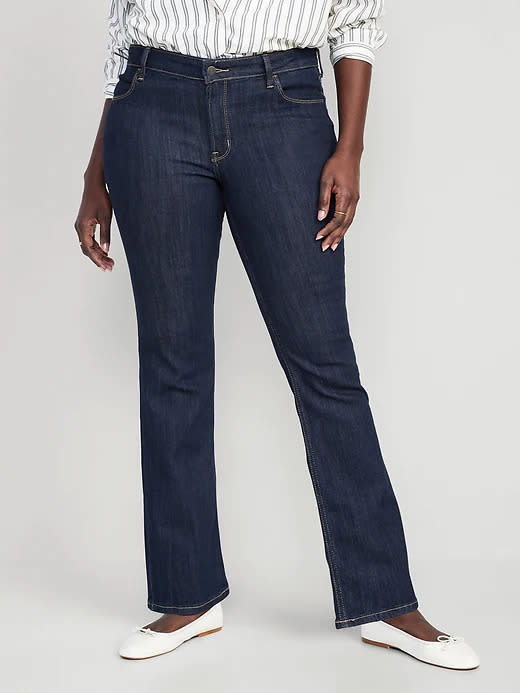 Mid-Rise Wow Boot-Cut Jeans. Image via Old Navy.