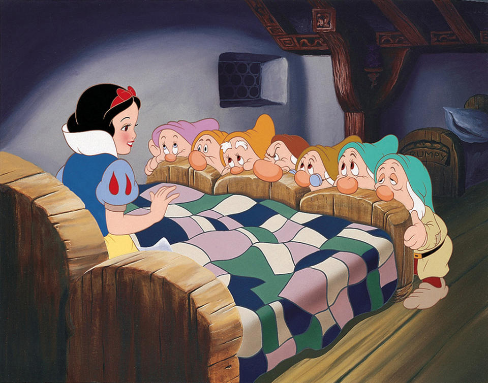 <a href="http://movies.yahoo.com/movie/snow-white-and-the-seven-dwarfs/" data-ylk="slk:SNOW WHITE AND THE SEVEN DWARFS;elm:context_link;itc:0;sec:content-canvas" class="link ">SNOW WHITE AND THE SEVEN DWARFS</a> (1937) <br>Directed by: <span>David Hand</span> <br>Starring: <span>Adriana Caselotti</span> and <span>Harry Stockwell</span>