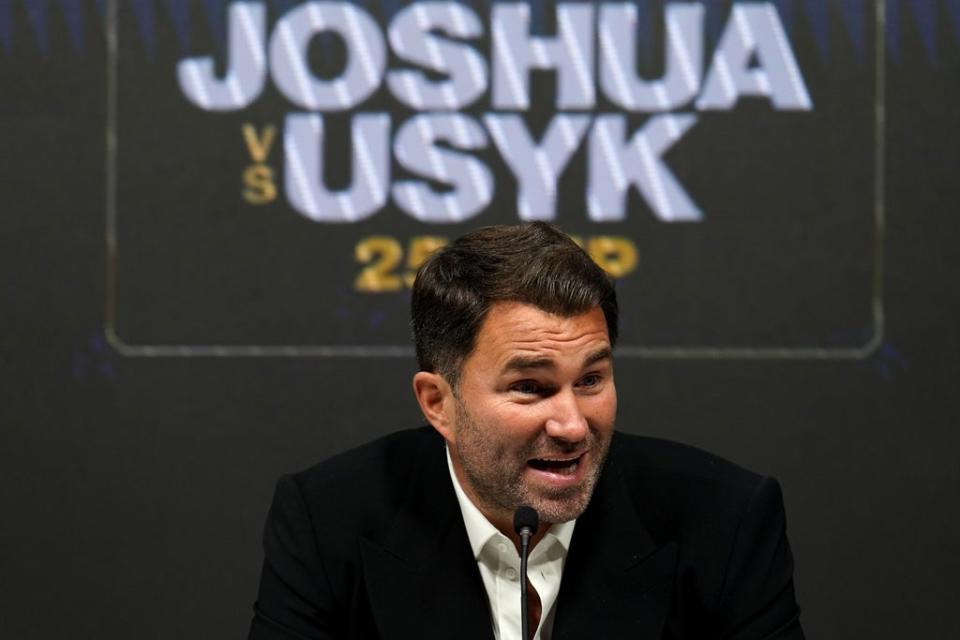 Eddie Hearn does not see a rematch in Kiev (Nick Potts/PA) (PA Wire)