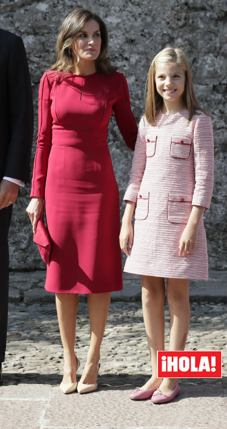 El vestido que la infanta Sofía ha combinado con su hermana y su madre