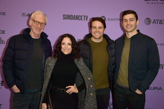 George Pimentel/Getty Julia Louis-Dreyfus with husband Brad and sons Henry and Charlie