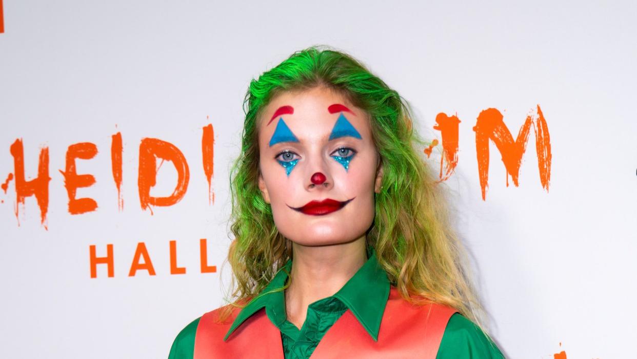 new york, new york october 31 constance jablonski attends heidi klums 20th annual halloween party at cathédrale on october 31, 2019 in new york city photo by gothamfilmmagic