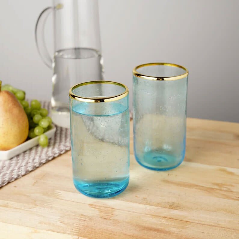 Seaside Bubble Drinking Glasses