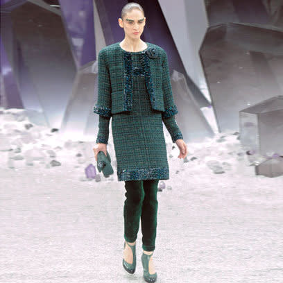 Chanel Runway: A/W12: Bottle Green: Fashion Trend