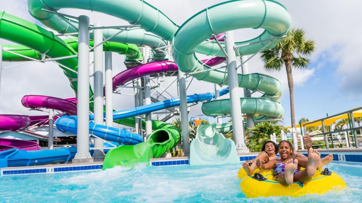 The seasonal Summer Waves Water Park on Jekyll Island is a beloved summer attraction.