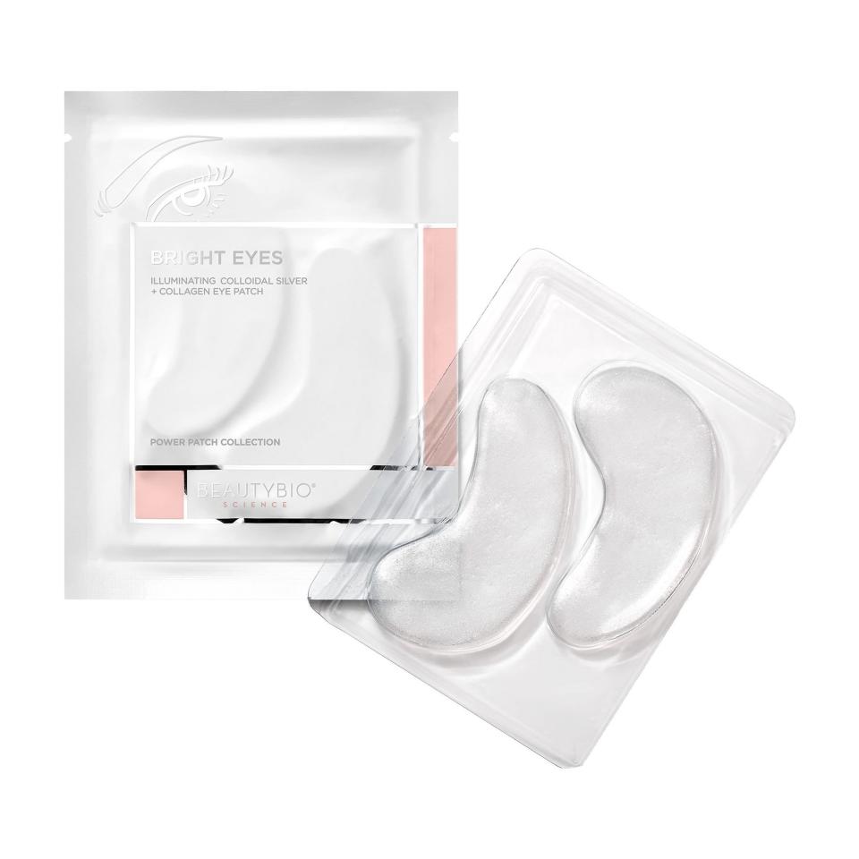 Best for Dark Circles: Beautybio Collagen-Infused Brightening Colloidal Silver Eye Patches