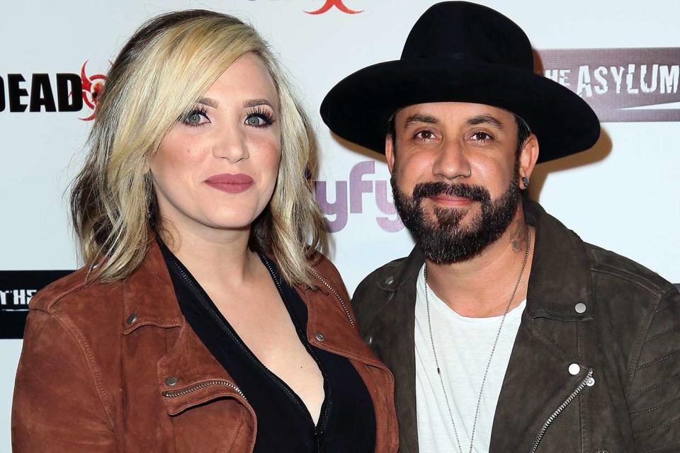 David Livingston/Getty Images Rochelle and AJ McLean