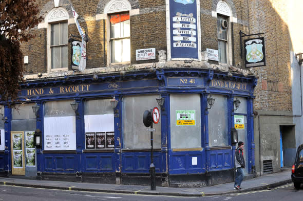 File photo dated 01/02/12 of the closed down Hand & Racquet pub, in London's west end as the Government is being urged to do more to help pubs survive after new figures showed that 28 were closing every week. PRESS ASSOCIATION Photo. Issue date: Monday March 3, 2014. The Campaign for Real Ale (Camra) said the figure had increased by two a week since last year. The campaign group said more needed to be done to protect pubs. See PA story INDUSTRY Pubs. Photo credit should read: Sean Dempsey/PA Wire