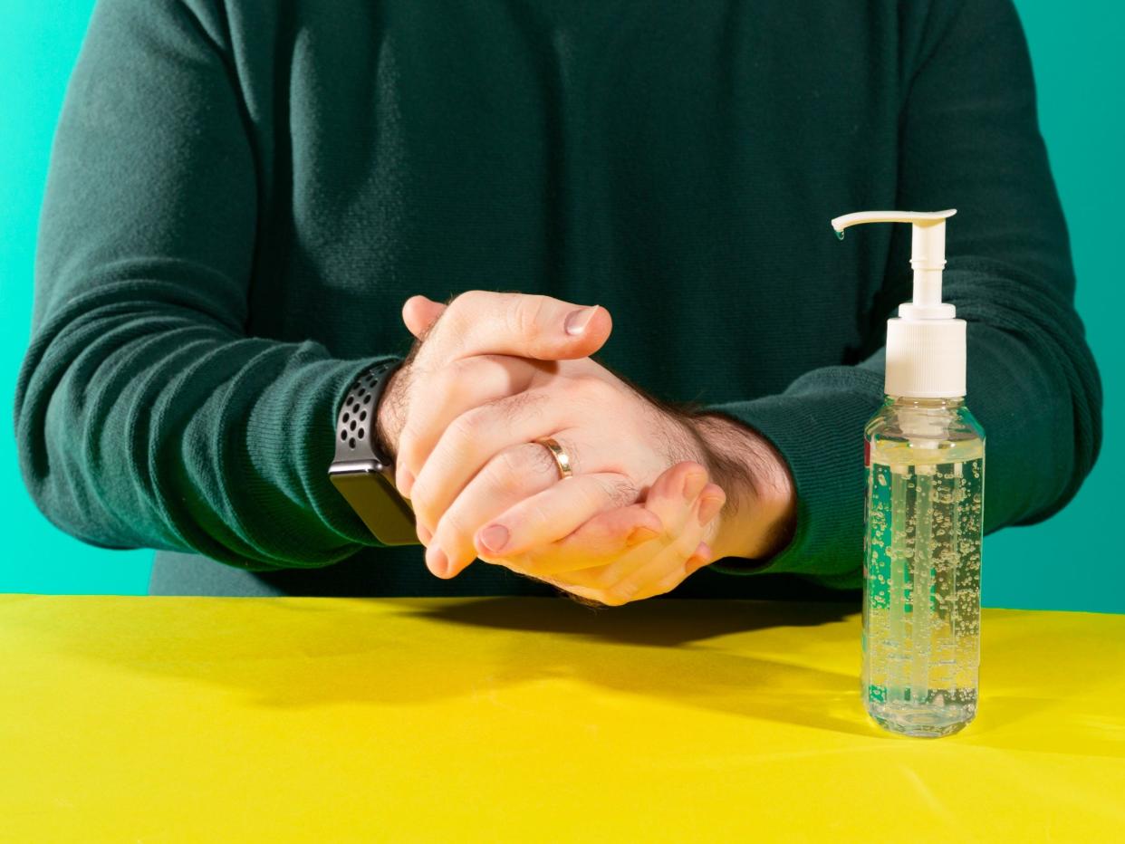 medical coronavirus virus flu sick cold hygiene hand sanitizer clorox hands wash cox 2