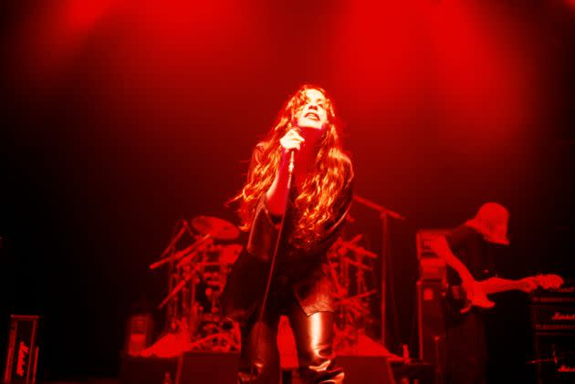 Alanis Morissette performing on stage. (Photo by Mick Hutson/Redferns) (Photo: Mick Hutson/Redferns/Getty Images)