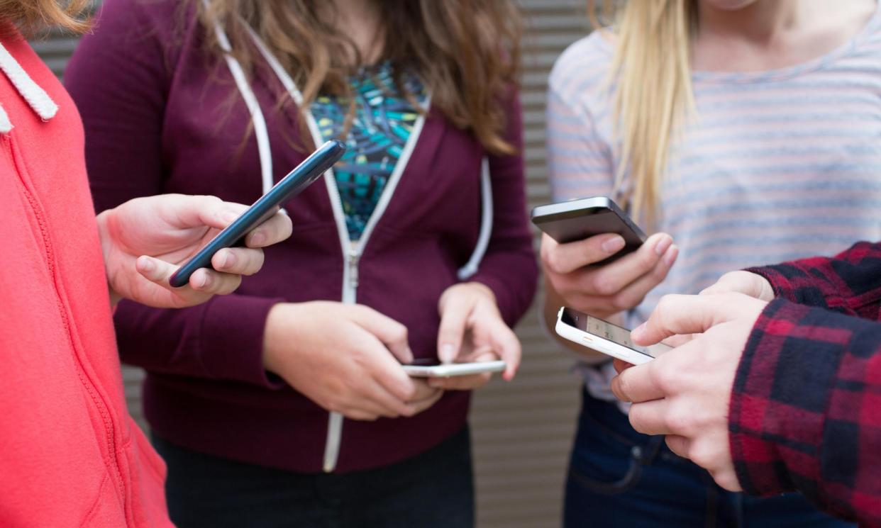 <span>The government issued guidance on the use of mobile phones in schools two months ago but further curbs are said to have been considered.</span><span>Photograph: Daisy-Daisy/Alamy</span>
