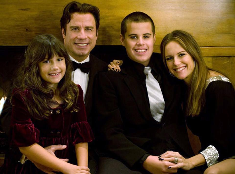 John Travolta, Kelly Preston, Ella Bleu Travolta, Jett Travolta