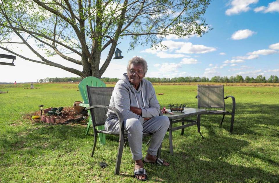 Shirley Alford at her home in Darlington County on Wednesday, March 29, 2023. Alford’s well water is contaminated with PFAS.