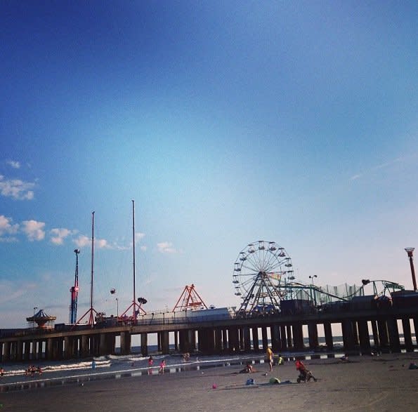 Though the Pier opened in 1909 as a station to carry sewage out past the breakers, people still flocked to the structure, as it was the <a href="http://santamonicapier.org/history/" target="_blank">first concrete pier on the US west coast</a>. The Pier became an instant favorite among fishermans, who overlooked the smell in hopes of catching the infamous Black Sea Bass. 