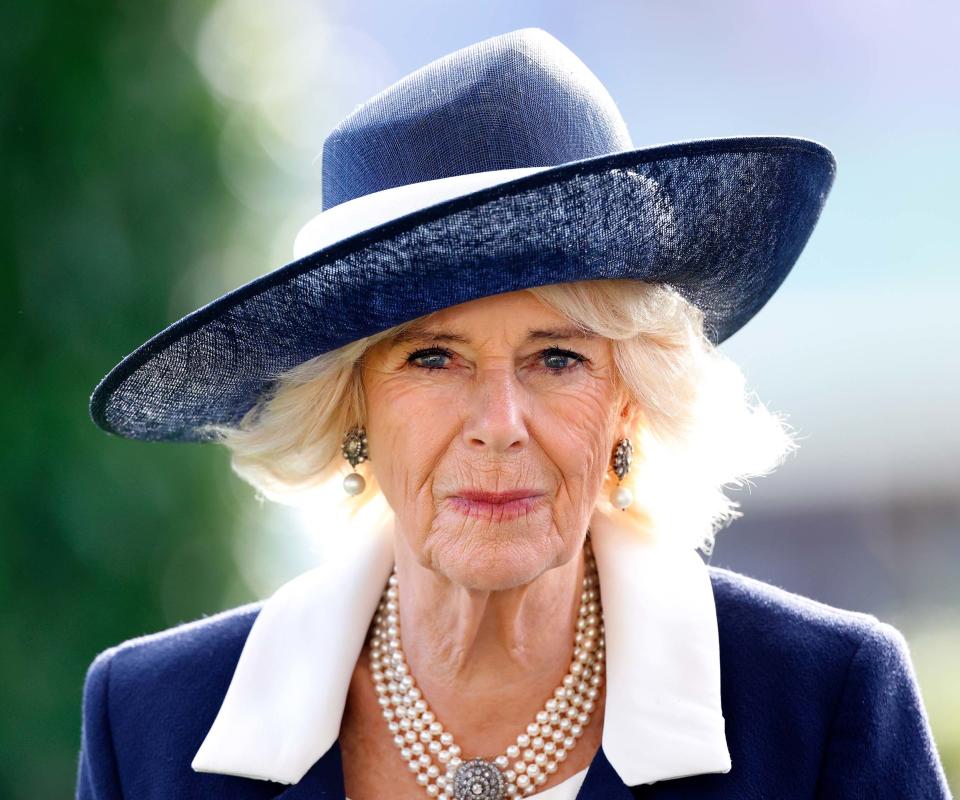 Camilla, Queen Consort Attends Ascot Races (Max Mumby / Indigo / Getty Images)
