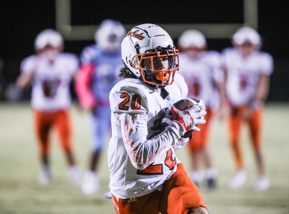 DeSales' Brandon Williams and his teammates won the school's first playoff game since 2019 on Friday.