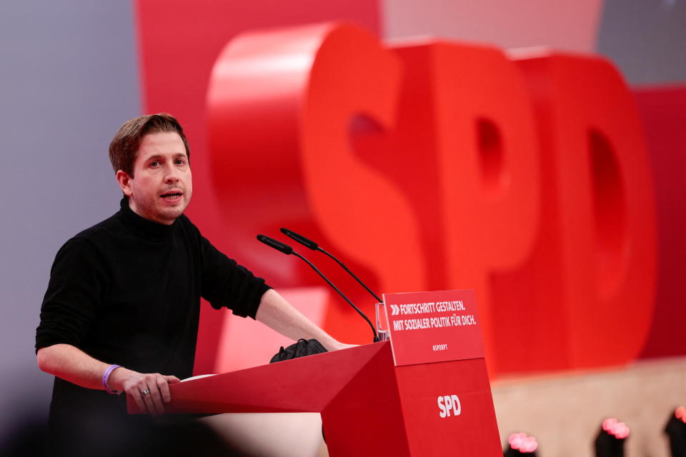 SPD-Generalsekretär Kevin Kühnert. (Bild: Reuters)