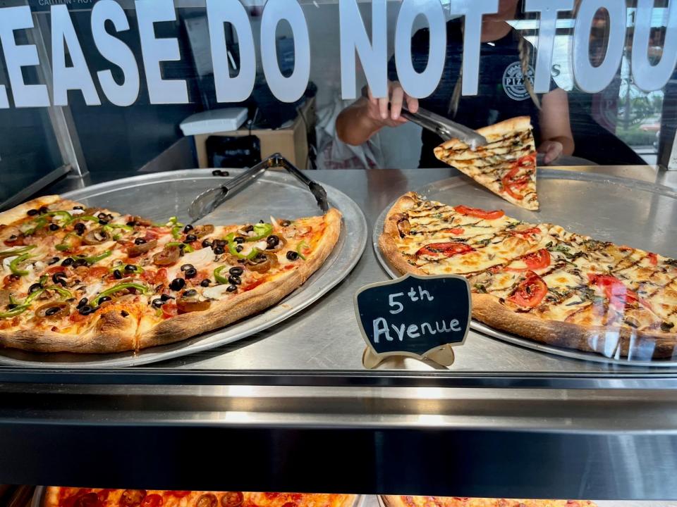 Grado's sells fresh pizza by the slice in Cape Coral.