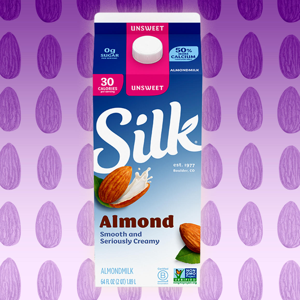 Silk Unsweet Almond Milk. (TODAY illustration / Silk)