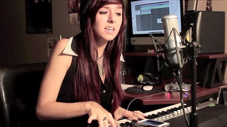 Christina Grimmie才華洋溢，有翻唱小天后封號。(翻唱自zeldaxlove64 Christina Grimmie YouTube)