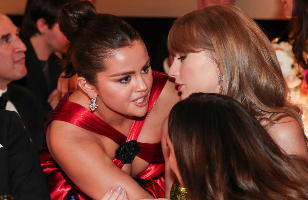 Selena Gomez wasn't gossiping about Kylie Jenner with Taylor Swift, an insider has claimed credit:Bang Showbiz