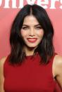 <p>To copy Jenna's texturized <a rel="nofollow noopener" href="https://www.womansday.com/style/beauty/g796/short-celebrity-hairstyles/" target="_blank" data-ylk="slk:shoulder-length bob;elm:context_link;itc:0;sec:content-canvas" class="link ">shoulder-length bob</a>, ask your stylist to cut the ends of your hair straight across. When you blowdry, use a large round brush and finish with hair shine mist to tame frizz.</p><p><strong><strong>What you'll need</strong>:</strong> Blow dryer ($50, <a rel="nofollow noopener" href="https://www.amazon.com/TOOLS-Signature-1875W-Salon-Turbo/dp/B07H33C812/?tag=womansday_auto-append-20&ascsubtag=%5Bartid%7C10070.g.796%5Bsrc%7C%5Bch%7C" target="_blank" data-ylk="slk:amazon.com;elm:context_link;itc:0;sec:content-canvas" class="link ">amazon.com</a>); hair shine mist ($20, <a rel="nofollow noopener" href="https://www.amazon.com/TIGI-Head-Shine-Unisex-Ounce/dp/B000VZDWB8?tag=womansday_auto-append-20&ascsubtag=%5Bartid%7C10070.g.796%5Bsrc%7C%5Bch%7C" target="_blank" data-ylk="slk:amazon.com;elm:context_link;itc:0;sec:content-canvas" class="link ">amazon.com</a>); large round brush ($14, <a rel="nofollow noopener" href="https://www.amazon.com/Baasha-Bristle-Bristles-Ceramic-Brushes/dp/B06X6G6CN3/?tag=womansday_auto-append-20&ascsubtag=%5Bartid%7C10070.g.796%5Bsrc%7C%5Bch%7C" target="_blank" data-ylk="slk:amazon.com;elm:context_link;itc:0;sec:content-canvas" class="link ">amazon.com</a>)</p>