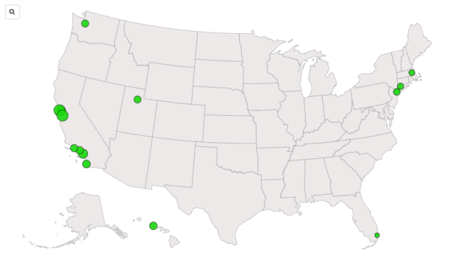 California dominates this real estate list