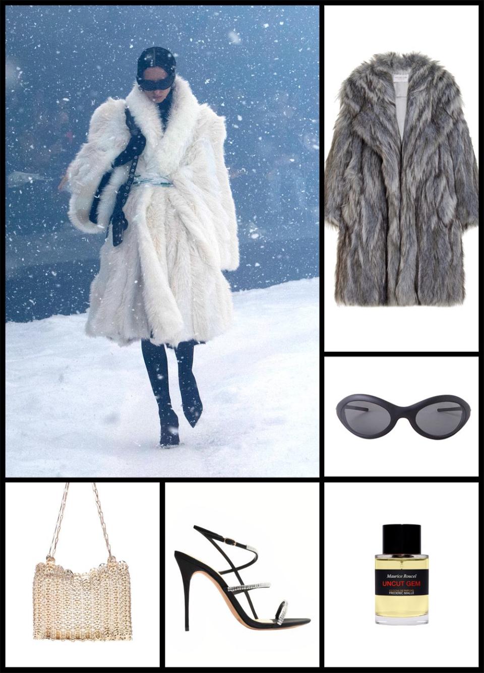 balenciaga faux fur paco rabanne alexander birman frederic malle eytys michael kors