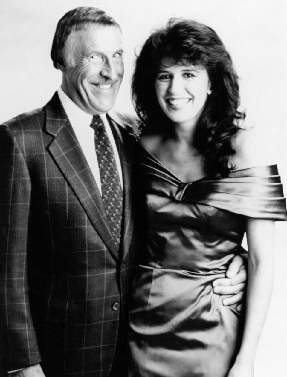 <p>Bruce Forsyth and Rosemary Ford at a photo call ahead of a new series of The Generation Game in 1990. </p>