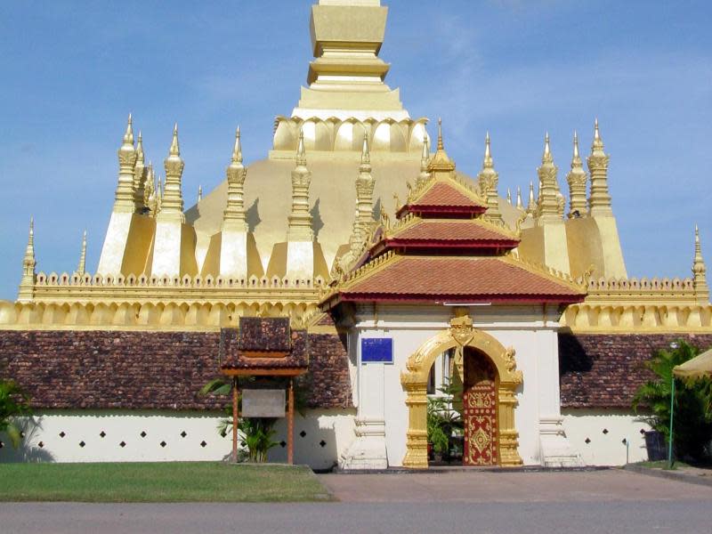 That Luang ist ein touristisches Highlight in Vientiane. In der Hauptstadt von Laos endet für viele die Kreuzfahrt auf dem Mekong. Foto: ICS TRAVEL GROUP