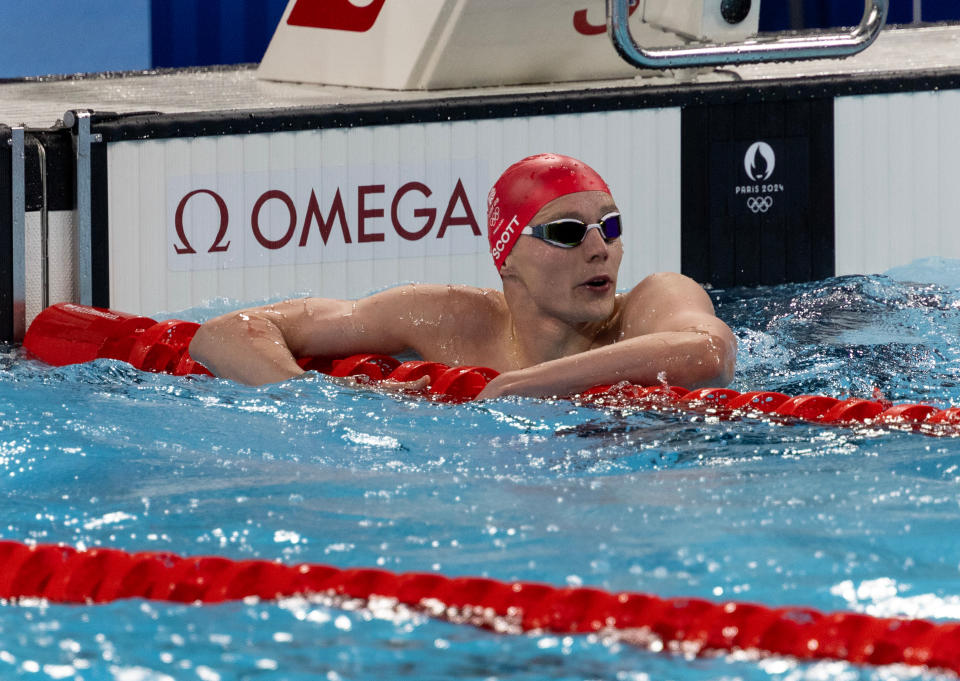 Duncan Scott in the pool