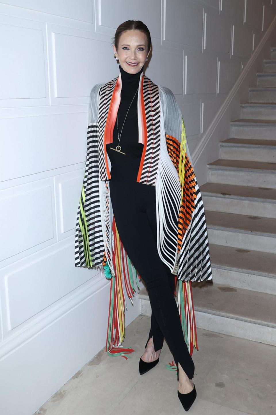 PHOTO: Lynda Carter attends the Jean Paul Gaultier Haute Couture Spring/Summer 2024 show as part of Paris Fashion Week, Jan. 24, 2024, in Paris. (Marc Piasecki/WireImage/Getty Images)