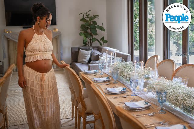 <p>Randi Roberts Photography</p> Maya Sandiford-Artest at her baby shower