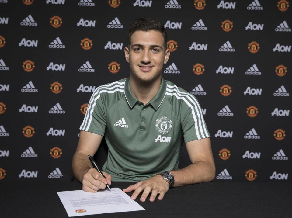 Diogo Dalot has signed for the club from Porto (Getty)