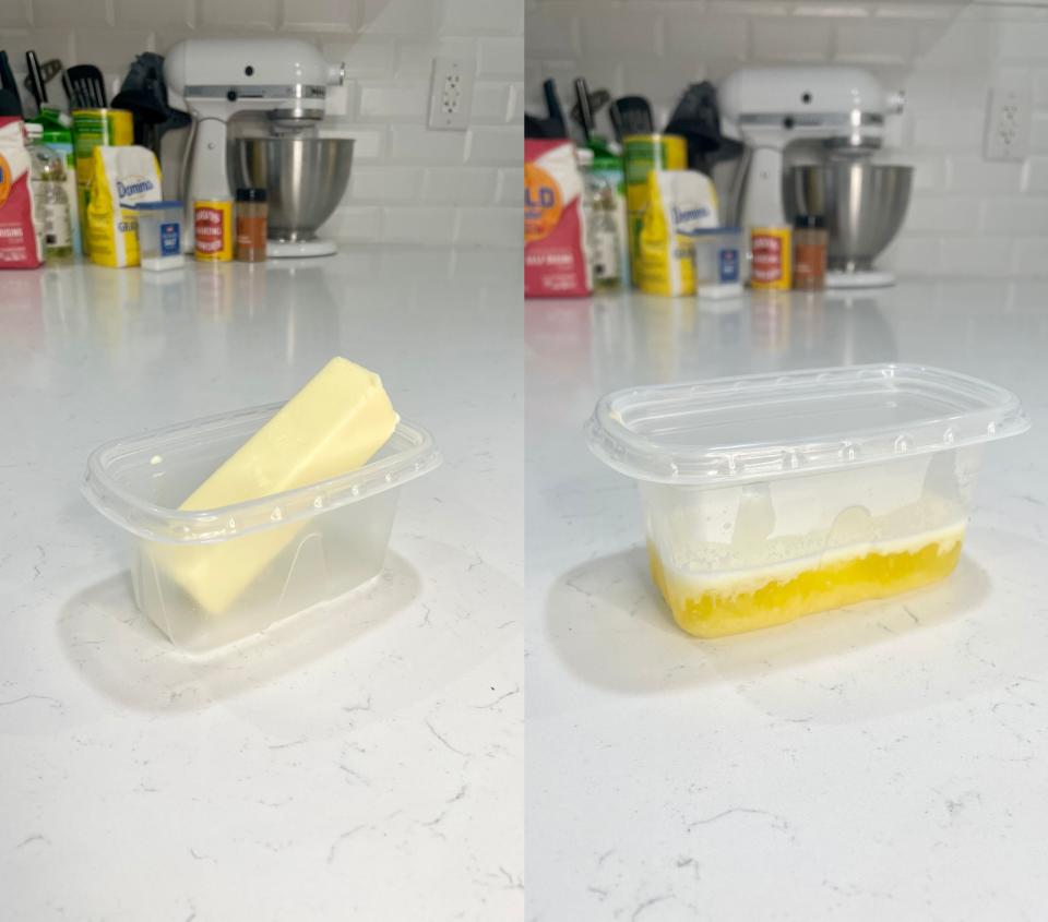 Leah Chase Peach Cobbler Taste Test: butter