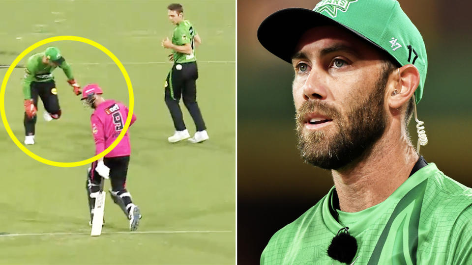 Glenn Maxwell, pictured here in action for the Melbourne Stars in the BBL.