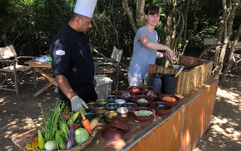 Wild Coast Tented Lodge Sri Lanka cooking class