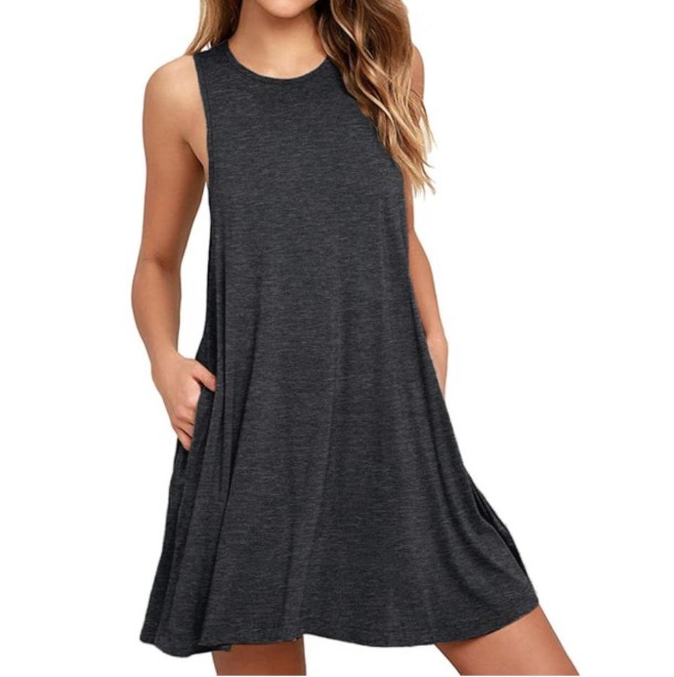 A loose tank dress