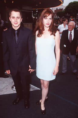 Giovanni Ribisi and Mariah O'Brien at the Westwood premiere of Dreamworks' Saving Private Ryan